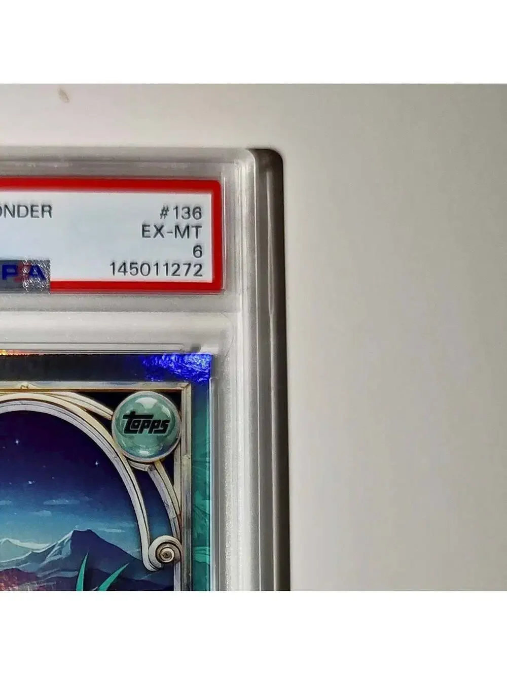 Pain and Panic 2025 Topps Disney Wonder #136 Diamond Card Hercules PSA 6
